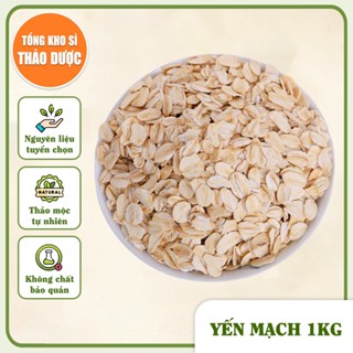  Yến mạch cán dẹt nguyên chất 1kg   Yến mạch hữu cơ dành cho người ăn kiêng,eatclean  
