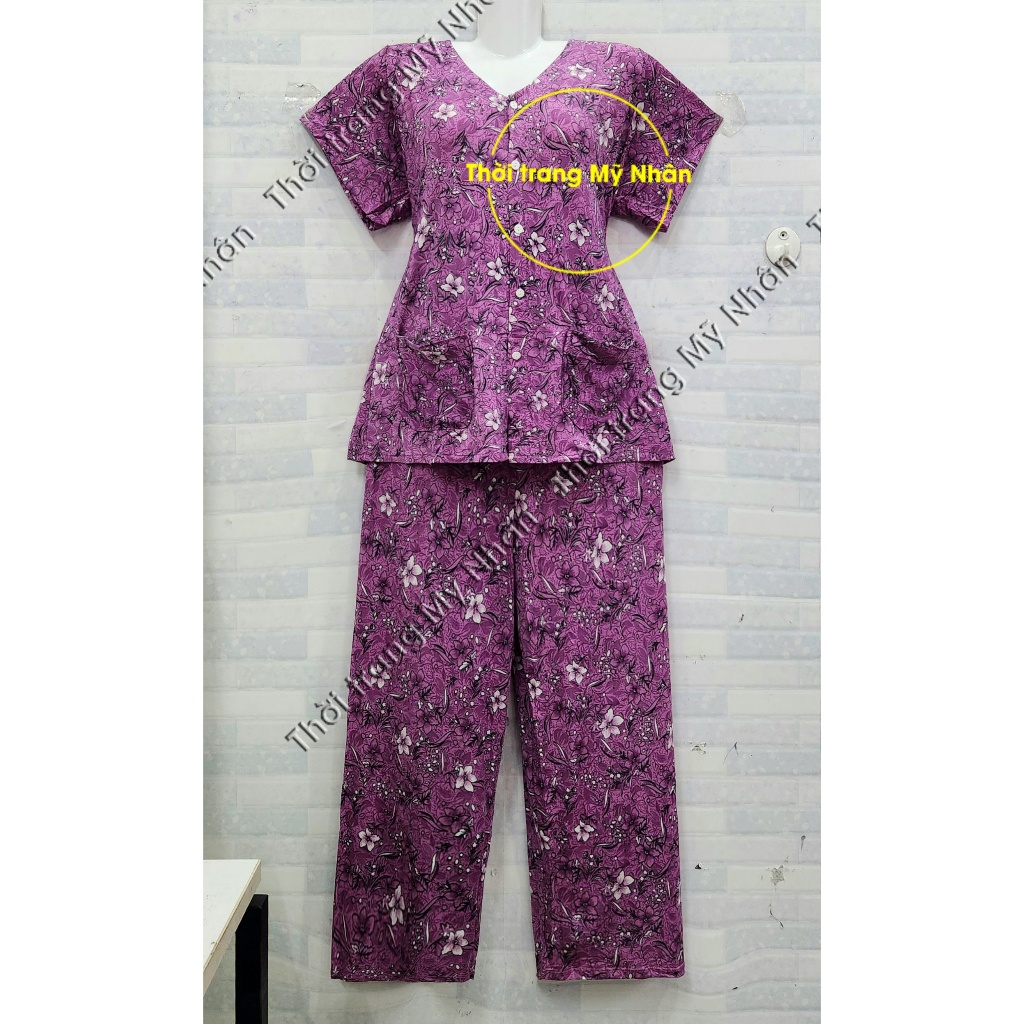 Đồ bộ đùi lụa mặc nhà phối ren đẹp