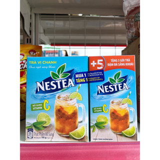 TRÀ NESTEA HỘP 144G- 195g (15 gói) Vị Chanh/Vải/Hoa quả