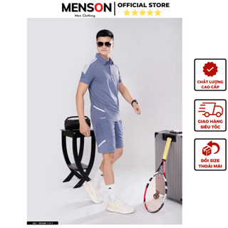  Đồ bộ Adidas cao cấp mùa hè chất mát chuẩn phom xịn đẹp Menson MH4-262 Bộ thể thao nam cộc tay thun lạnh mùa hè 2024 