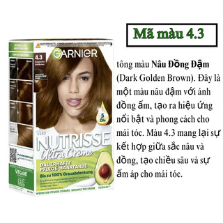 Thuốc nhuộm tóc garnier nutrisse creme Đức