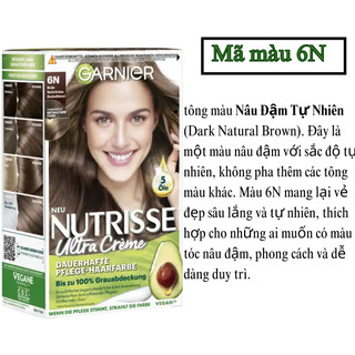 Thuốc nhuộm tóc garnier nutrisse creme Đức
