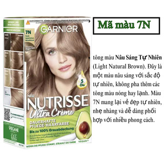 Thuốc nhuộm tóc garnier nutrisse creme Đức