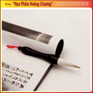 Bút lông viết thư pháp cở trung cán ngắn