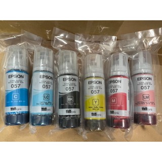Bộ mực in Epson 6 màu mã 057 cho máy in thế hệ mới Epson L8050, L18050 - hàng nhập khẩu