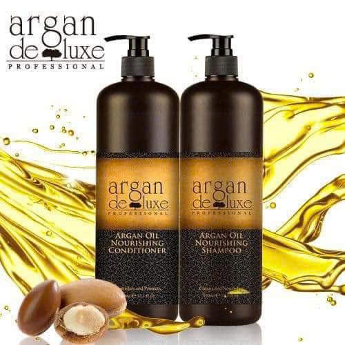 SET GỘI XẢ, CẶP GỘI XẢ ARGAN OIL DELUXE 1000ML HƯƠNG NƯỚC HOA
