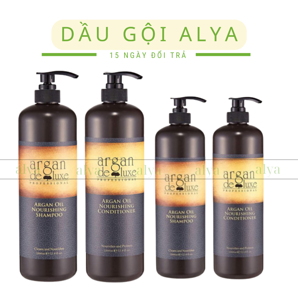 SET GỘI XẢ, CẶP GỘI XẢ ARGAN OIL DELUXE 1000ML HƯƠNG NƯỚC HOA