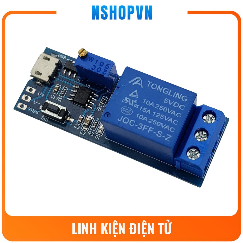 Module Relay Tạo Trễ 1 Kênh