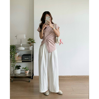 KAYY. Áo pull vặn eo tay gập _ A8934 (ảnh thật)