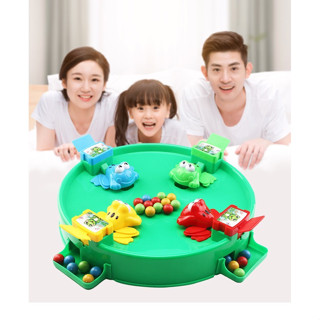 Đồ chơi Ếch ăn bi, hạt, đậu, kẹo vui nhộn có sẵn bi, cả nhà cùng chơi
