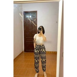 QUẦN LANH THỔ CẨM DÀI (bo chân)