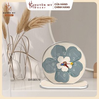 Tranh Đồng Hồ Doomi Để Bàn Nhỏ Dễ Thương, Decor Góc Học Tập, Góc Làm Việc, Quà Tặng Độc Đáo Huyền My Decor