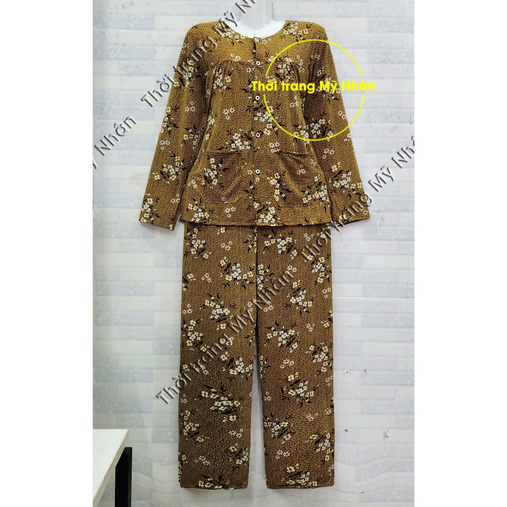 Đồ bộ thun lạnh hàn quốc phối bèo