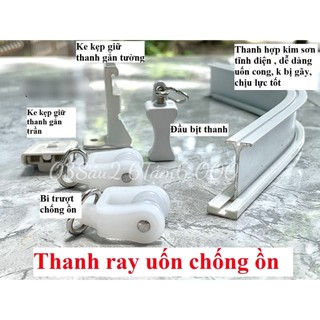 Thanh ray rèm uốn cong,tròn, uốn góc chữ U, L,