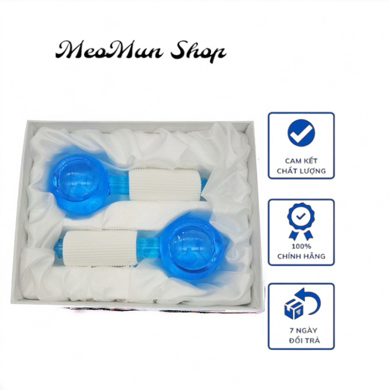 Hộp 2 Quả Cầu Lạnh dùng massage Da