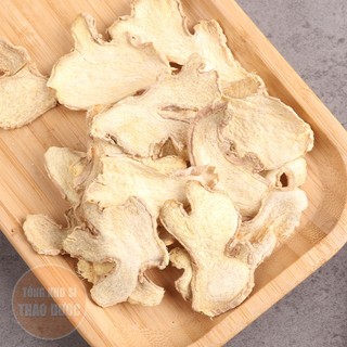 Gừng khô thái lát 1kg, can khương, gừng ta sạch, cay thơm, dùng pha trà, giải cảm, tốt cho sức khỏe