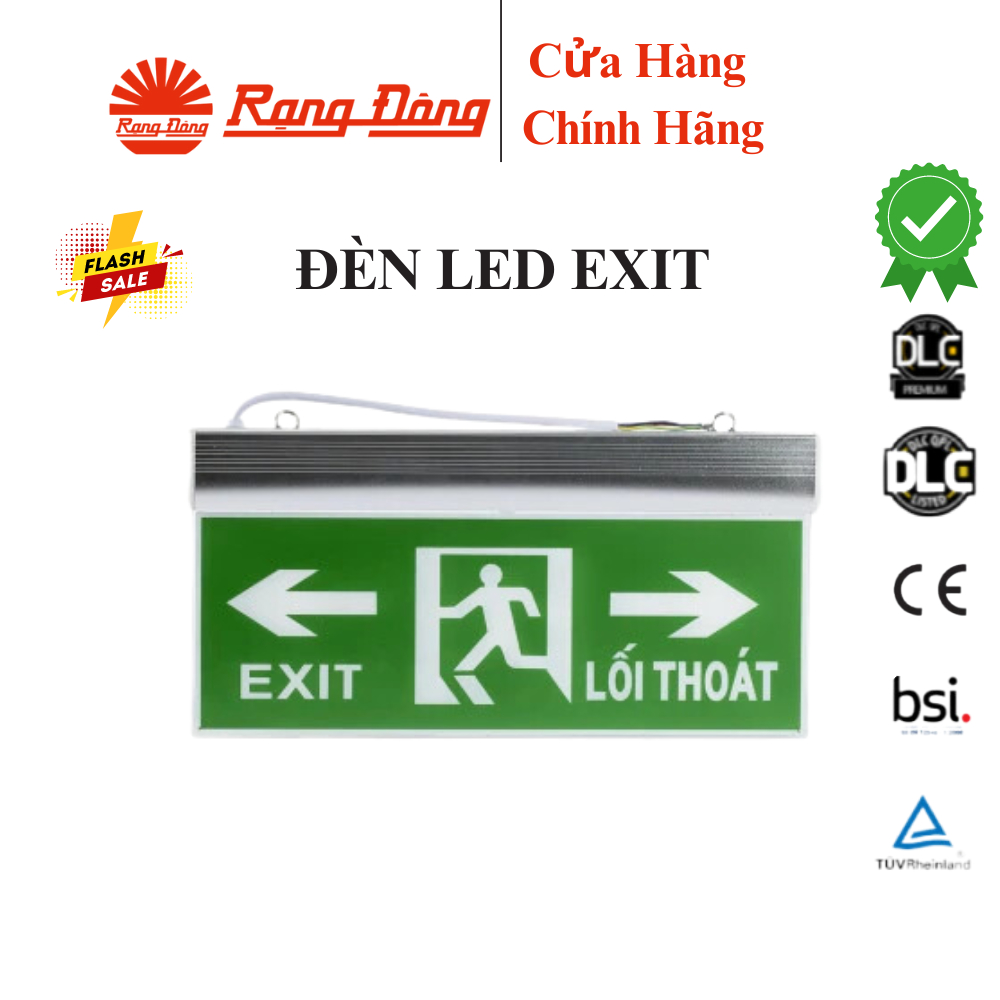 Đèn LED Exit Chỉ dẫn rạng đông ,Đèn LED Exit Chỉ dẫn 1 mặt 2W,Đèn LED Exit Chỉ dẫn 2 mặt 2W