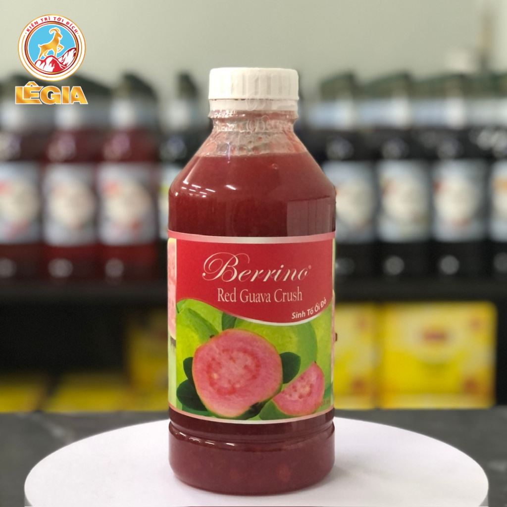Sinh Tố BERRINO ỔI HỒNG 1L (PINK GUAVA SMOOTHIE BASE)