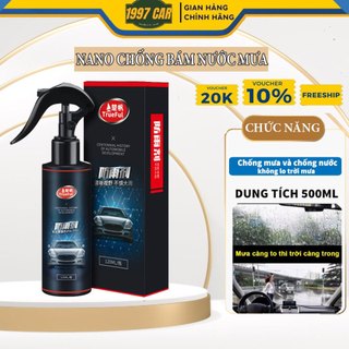 Nano Phủ Kính Chống Bám Nước Mưa - Dung Tích 120ml
