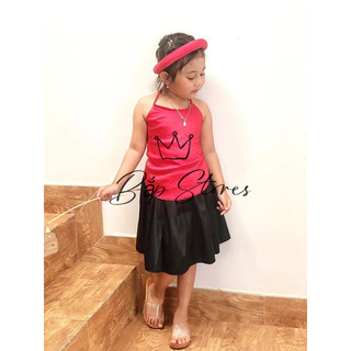 (6-28kg)set yếm đào cho bé gái kèm mấn