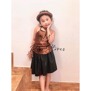 (6-28kg)set yếm đào cho bé gái kèm mấn