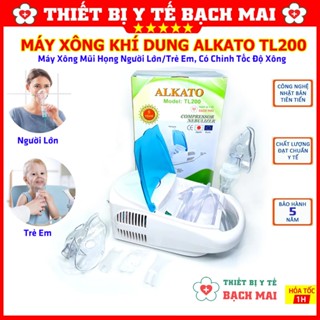 Máy Xông Khí Dung ALKATO TL200 - Máy Xông Mũi Họng ALKATO TL-200, Công Nghệ Nhật Bản, Bảo Hành 5 Năm