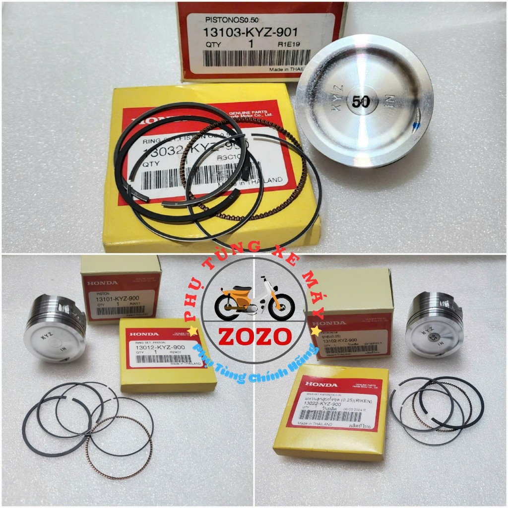 Piston bạc Future 125, Fut led 2018-2023, Wave 125i