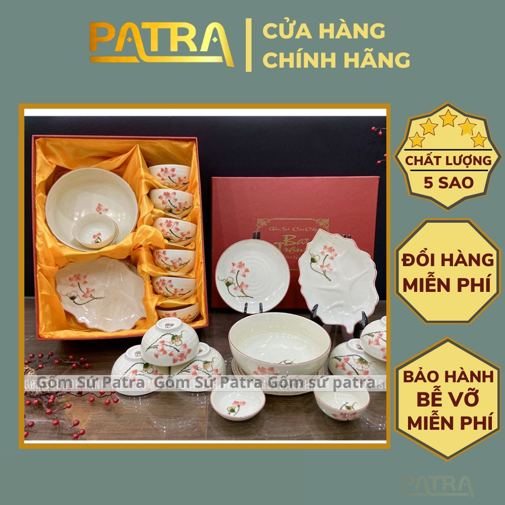hộp xi đỏ đựng bộ bát đĩa