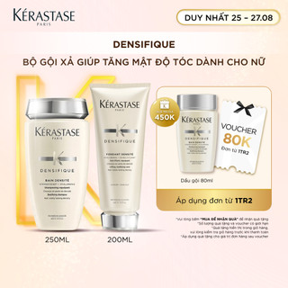 Bộ gội xả giúp mọc tóc dành cho nam/nữ Kérastase (Bain Densite 250ml + Fondant Densite 200ml)