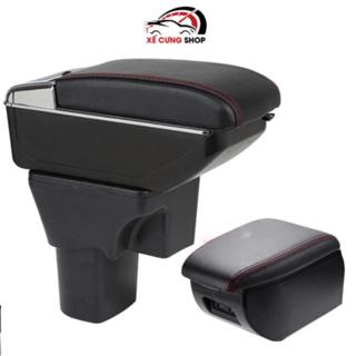 Hộp tỳ tay xe Hyundai I10 cao cấp Form cũ đời 2014-2020 tích hợp cổng sạc USB - Bảo hành 12 tháng