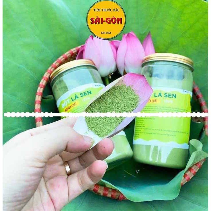 Bột Lá Sen Sấy Khô 500GRAM (Thơm, Sạch, Luôn có date mới)