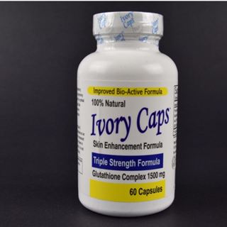  Ivory Caps GLUTATHIONE COMPLEX 1500mg hộp 60 viên của Mỹ - Viên uống trắng da trị nám 