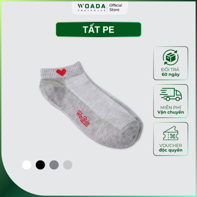 Vớ Họa Tiết Trái Tim Chất Liệu PE Cao Cấp Thương Hiệu WOADA LK209