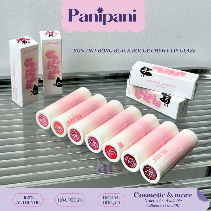 Son Tint Bóng Black Rouge Chewy Lip Glaze | BigBuy360 - bigbuy360.vn