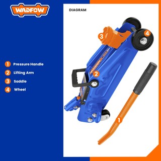 WADFOW Kích đội cá sấu  2 tấn WHJ2502