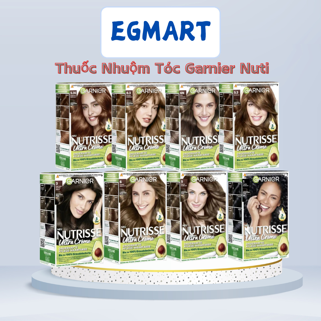 Thuốc nhuộm tóc G_arnier nutrisse creme Hàng Đức