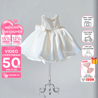 Đầm váy công chúa cho bé gái Tutupetti thiết kế đuôi đèn lồng bồng bềnh xinh xắn