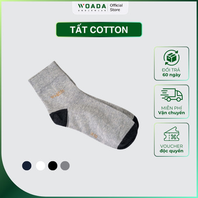 Vớ Nam Công Sở Chất Liệu Cotton Cao Cấp Thương Hiệu WOADA LK511