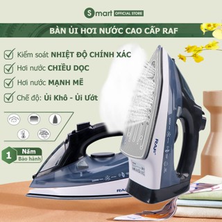 ( Tặng quà ) Bàn ủi hơi nước cầm tay,bàn là hơi nước công nghệ hơi nước Solphete ĐẾ GỐM 2200W ỦI PHẲNG NHANH mọi loạivải