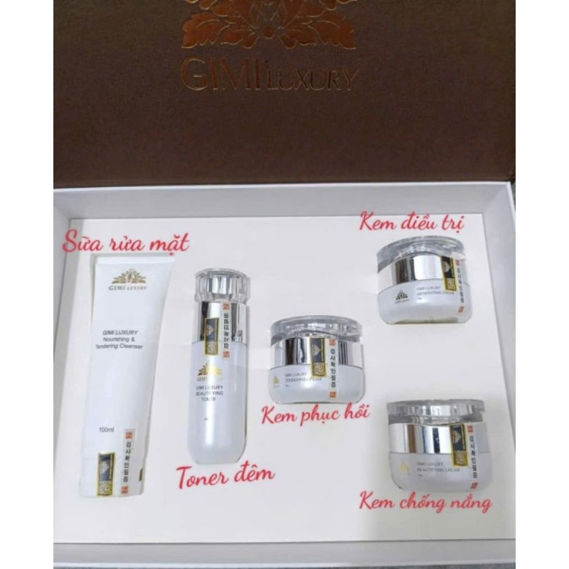 Bộ Kem Dưỡng Trắng, Nám Tàn Nhang GIMI Truyền thống