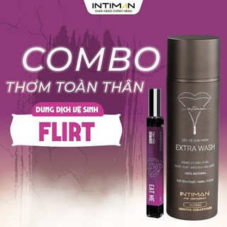  Combo Flirt INTIMAN Sạch thơm Hương nước hoa Quyến Rũ Nhiệt Huyết Cho Người Đàn Ông Từng Trải 