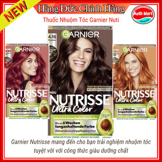 Thuốc nhuộm tóc garnier nutrisse creme Đức