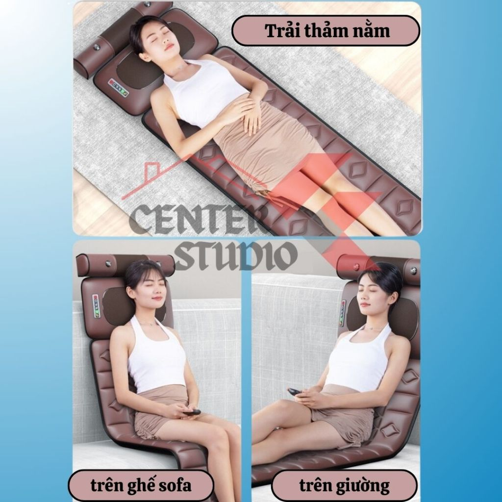 Máy massage lưng và cột sống, Đệm massage toàn thân ngọc bích trị liệu, Máy đấm lưng , Massage chân
