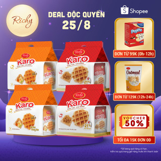  Bịch 24 chiếc Bánh tươi Richy KARO (26g/chiếc)