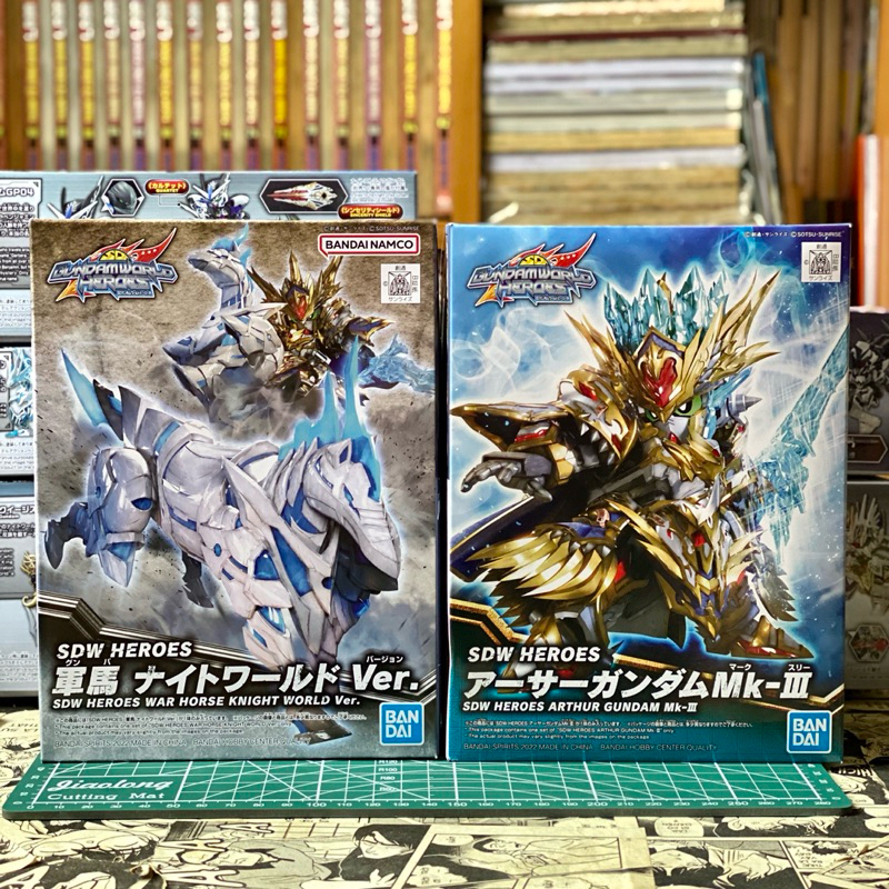 [New, chính hãng] Mô hình lắp ghép Gundam- SDW Heroes Gundam- Figure Bandai Bộ Lắp Ráp Đồ Chơi Xếp H