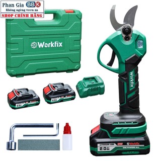 [CHÍNH HÃNG] Máy Cắt Cành Pin WORKFIX 21V, Không chổi than, Máy Siêu Khỏe Công Suất 1800W - Bảo Hành 12 Tháng