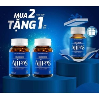  <COMBO 2 HỘP 60V SHOP ĐỔI QUÀ TẶNG 1H 15V> SÂM ALIPAS NEW - TĂNG CƯỜNG SINH LỰC PHÁI MẠNH 