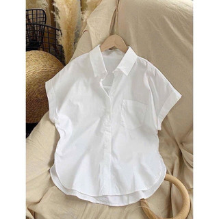 Áo sơ mi nữ denim tay bèo