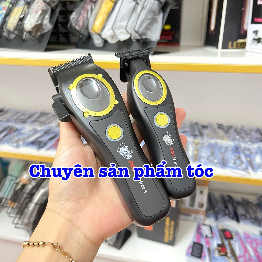Pro Barber Tông đơ cắt tóc cao cấp Pro Barber 1085 - công suất 8800 vòng, pin Lithium Ion 4500mAh, l