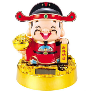 Thần tài lắc đầu Ông thần tài gật đầu chiêu tài lộc